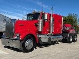 1997 KENWORTH W900 TANDEM AXLE FLAT TOP SLEEPER CATERPILLAR CAT 3406E TURBO DIESEL ENGINE