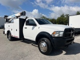 2018 RAM 5500 MECHANICS SERVICE AUTO CRANE TRUCK 6.7L CUMMINS DIESEL