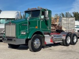 2001 KENWORTH T800 TANDEM AXLE AIR RIDE DAYCAB TRUCK CATERPILLAR CAT C15 6NZ TURBO DIESEL WET KIT