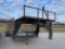 2010 Lawrimore Gooseneck Trailer 24', 7000lb. axles, w/ metal ramps and wooden sides