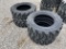 Set of 4 new SKS1 10-16.5 Skid Steer Tires