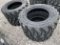 Set of 4 new SKS1 10-16.5 Skid Steer Tires