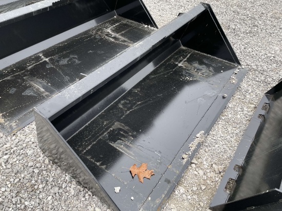 72" New Skid Steer Bucket