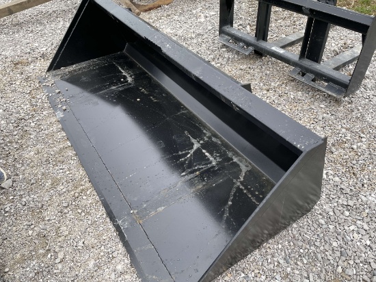 78" New Skid Steer Bucket