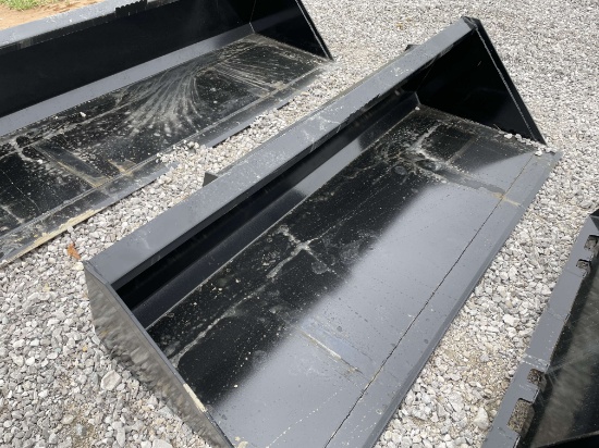 78" New Skid Steer Bucket