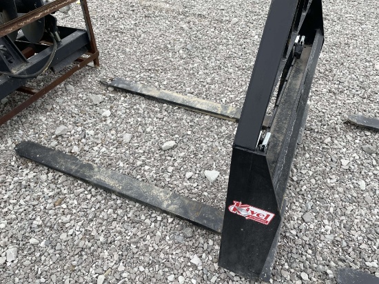 48" New Pallet Fork Attachment