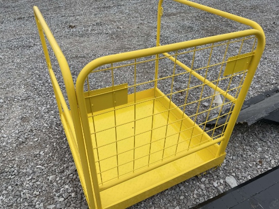 New Pallet Fork Mount Safety Basket