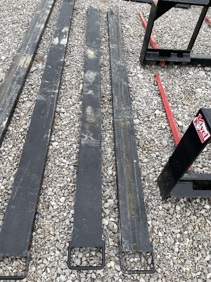 Pair of 2 New Kivel 8' Pallet Fork Extension