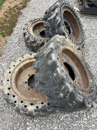 Set 4 Used Solid Tires