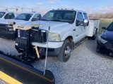 Utility Truck w/ 10' Plow, 2007 Ford F350 Miles 174,460