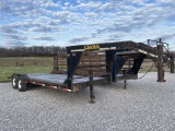 2006 Hank Gooseneck Trailer 20', 7000lb. axles