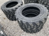 Set of 4 new SKS1 10-16.5 Skid Steer Tires