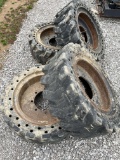 Set 4 Used Solid Tires