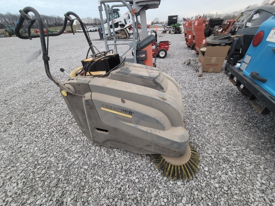 Karcher Pro Floor Sweeper Works