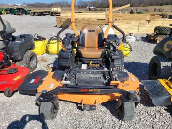 2024 Scag Patriot 61" Cut Mower 27hp Like New!