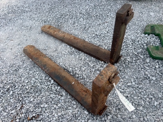 Set Of Pallet Forks