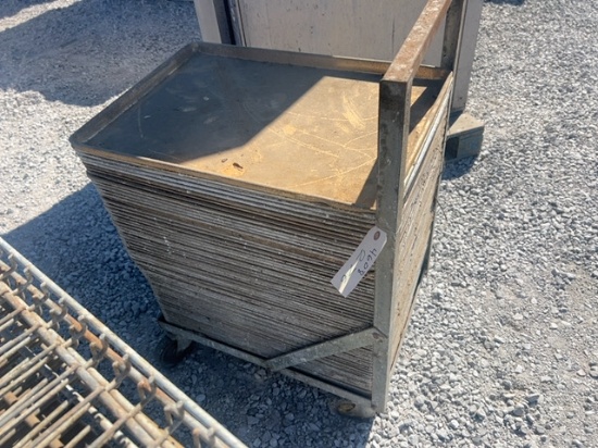 Food Trays With Cart