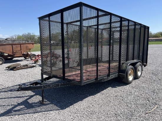 16’ cage trailer
