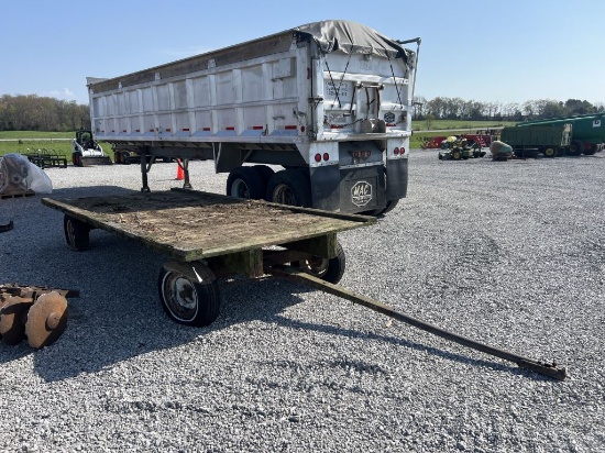 15’ flat wagon (ball hitch) all flat tires