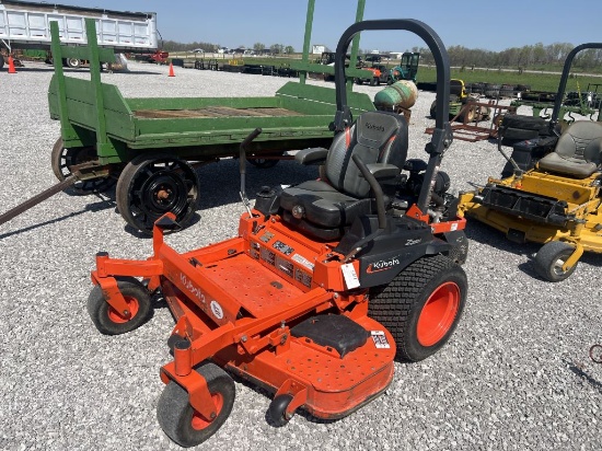 Kubota Z781i 60” mower. Showing 648hrs