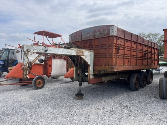 16’ 3 axle dump trailer with sides