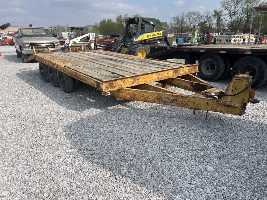 18’ three axle trailer