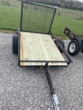4x6 trailer. New bed. With ramp