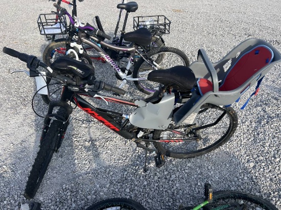 Hyper bicycle with baby carrier