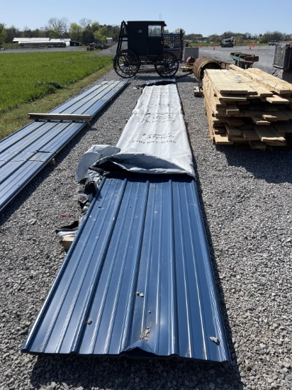 24x 35’ blue metal