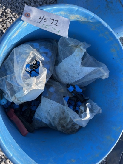 Tub of irrigation connectors