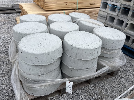 36x concrete pole footers/cookies