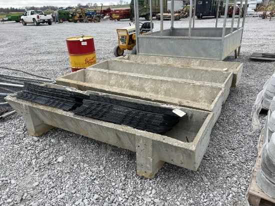 4x concrete feed bunks