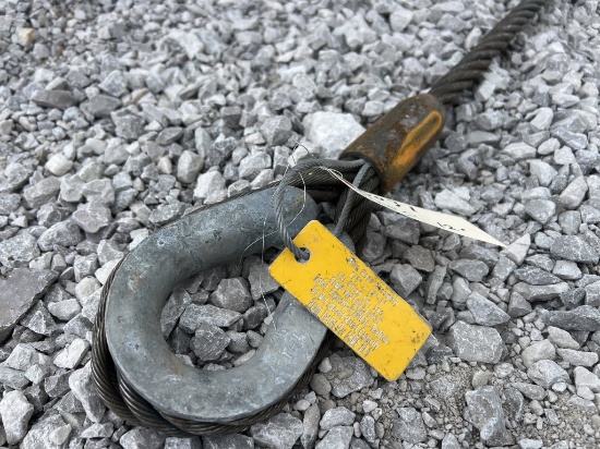 12’ cable 8,900 LBS rated capacity 7–8 inch