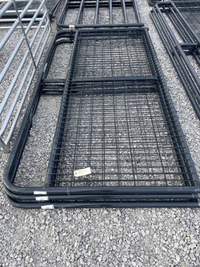 3x 8’ blue wire gates