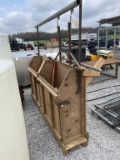 Two compartment mini tobacco baler handyman jack