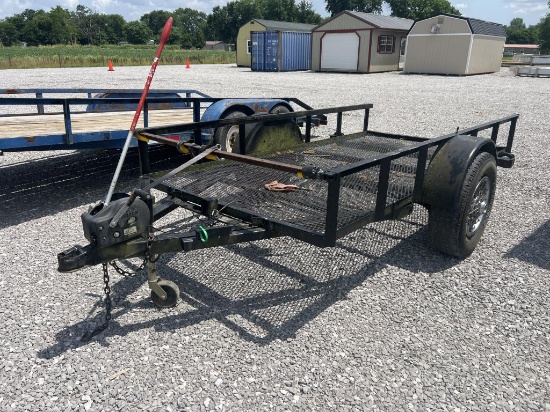5’x10’ tilt mower trailer with title