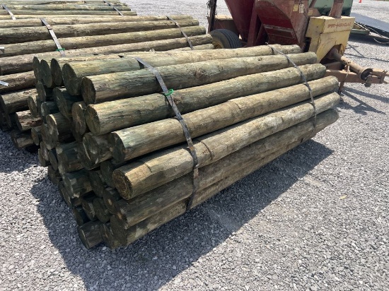 5”x8’ Treated Fence Posts