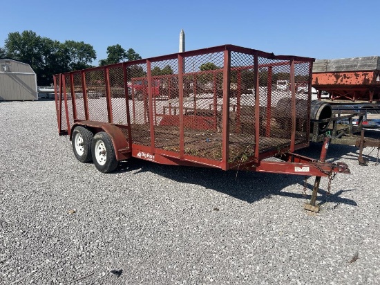 16x6.5ft Cage Trailer