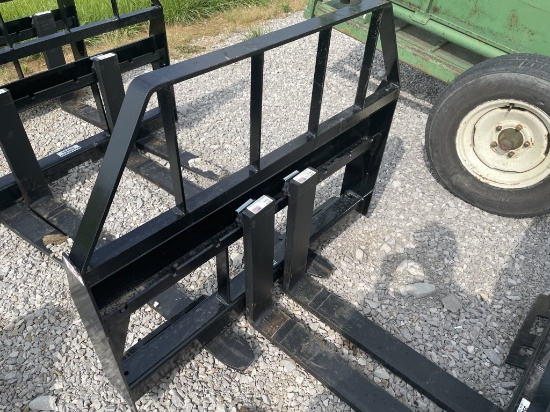 New Kivel 48" pallet fork attach, 3500lb capacity