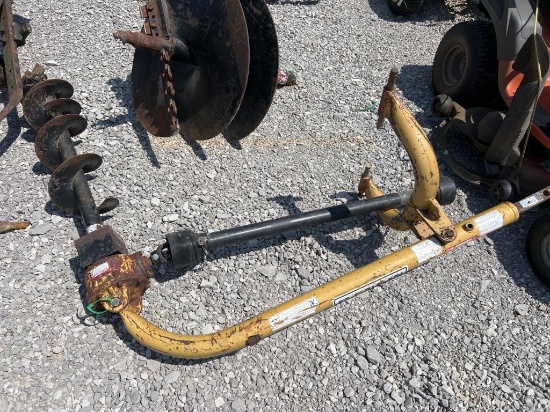 3pt Post hole auger w/bit