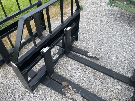 New Kivel 48" pallet fork attach, 3500lb capacity