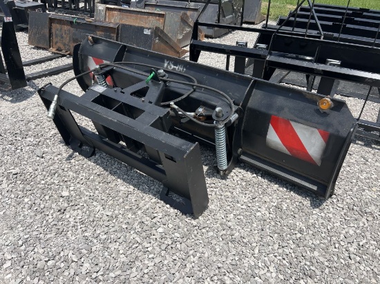 Dozer blade w/skid steer hook-up