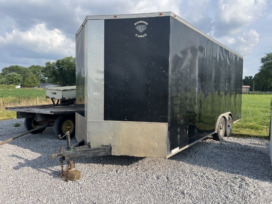 20' V-nose 6 lug 4000lb dual axles 7.5' high