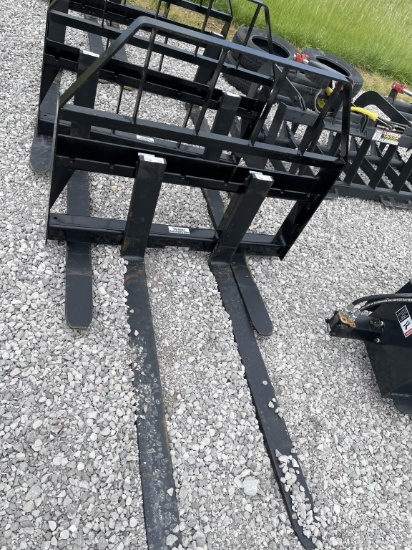 New Kivel 48" pallet fork attach, 3500lb capacity