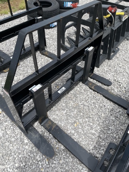New Kivel 48" pallet fork attach, 3500lb capacity
