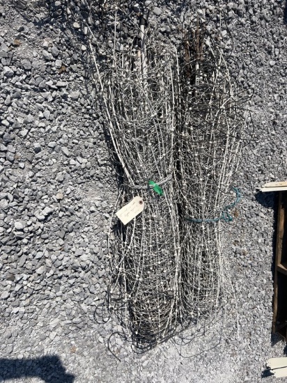 2x rolls of goat/sheep netting fence approx 80’