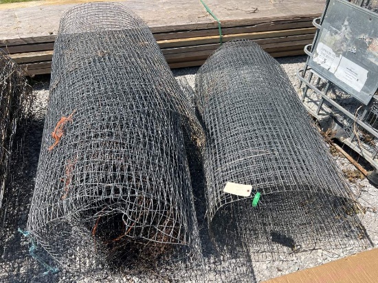 2x rolls of welded wire