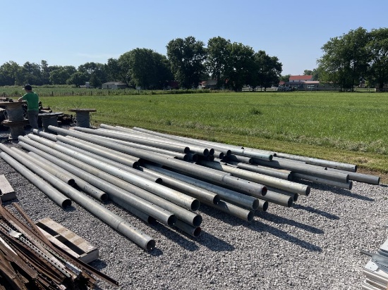 70+ pieces of 5" steel post.