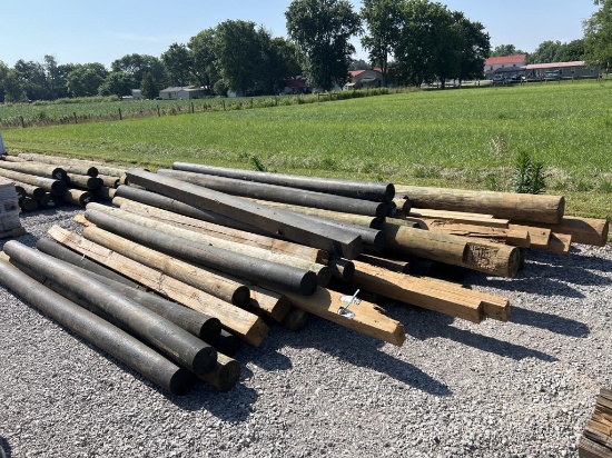 Pile of poles