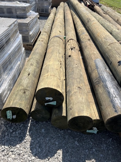 9inx20ft poles (in a bundle)